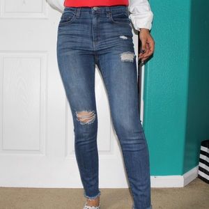 high waisted jeggings